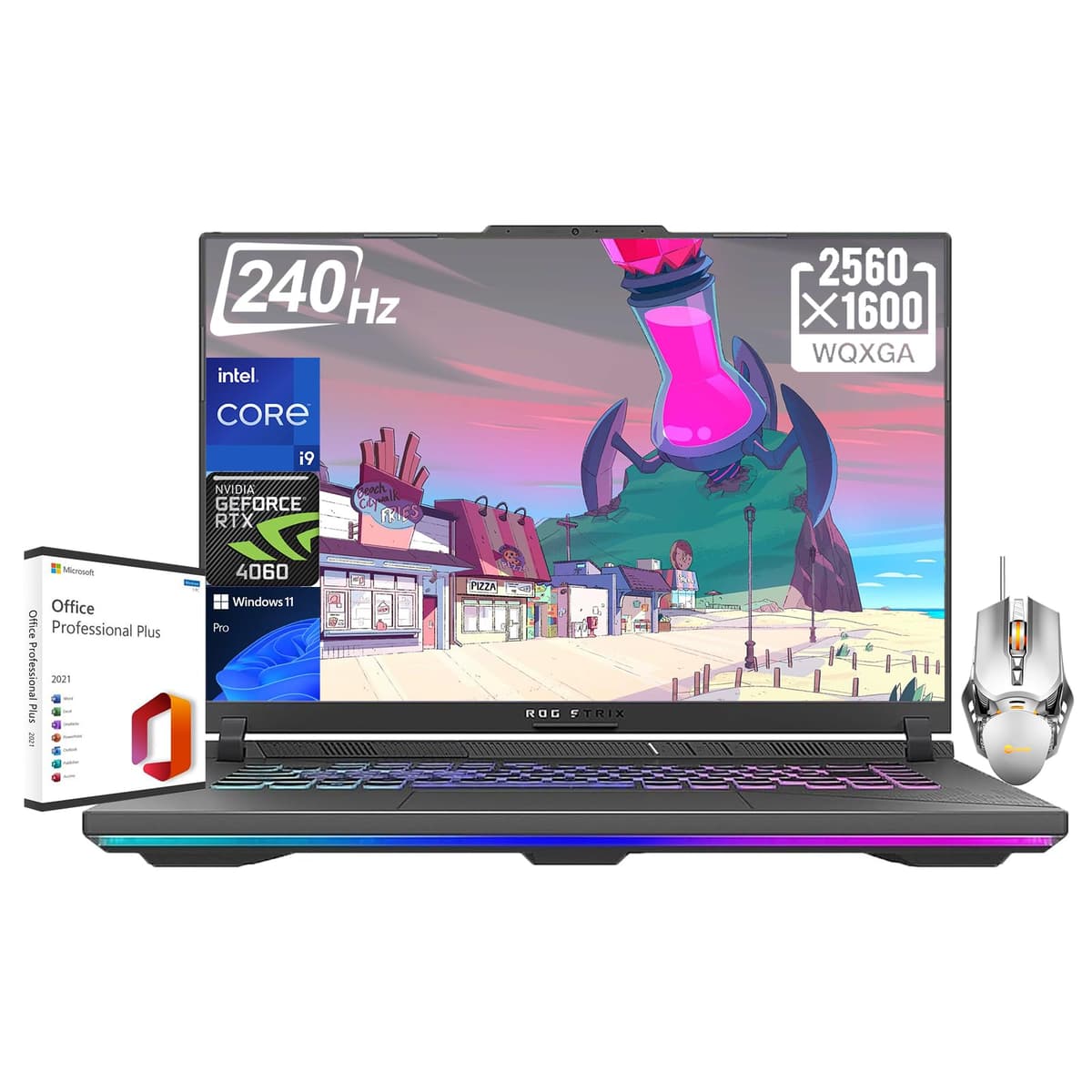 ASUS ROG Strix G16 16" QHD 240Hz i9-14900HX 32GB DDR5 2TB SSD RTX 4060 Win 11 Pro