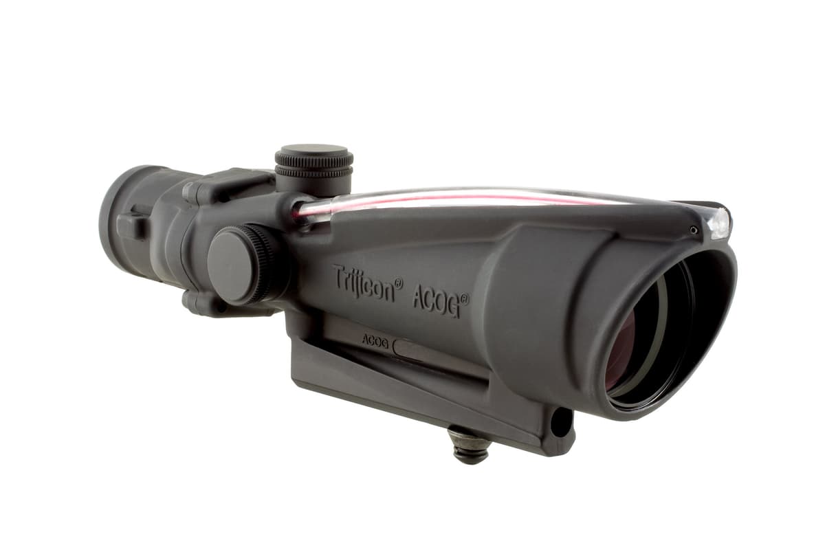 Trijicon ACOG 3.5x35 Scope Dual Illuminated Donut .223 Ballistic Reticle Red TA11