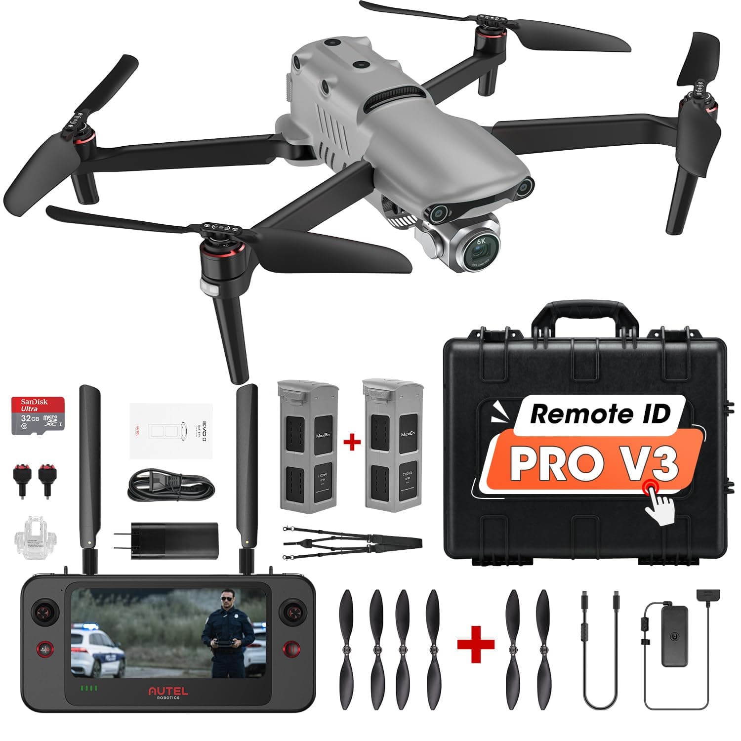 Autel EVO II Pro V3 Combo 6K con Smart Controller SE y estuche