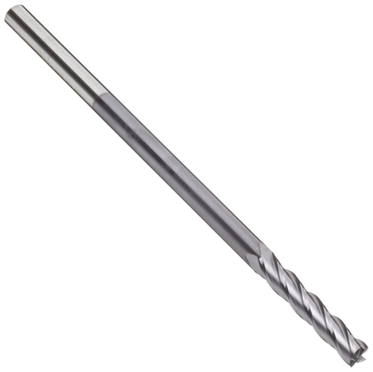 YG-1 E5065 TiAlN fresa frontal de carburo punta cuadrada Extra Long Reach 4 filos hélice 30° 1" diámetro de corte 6" largo total 55600TF