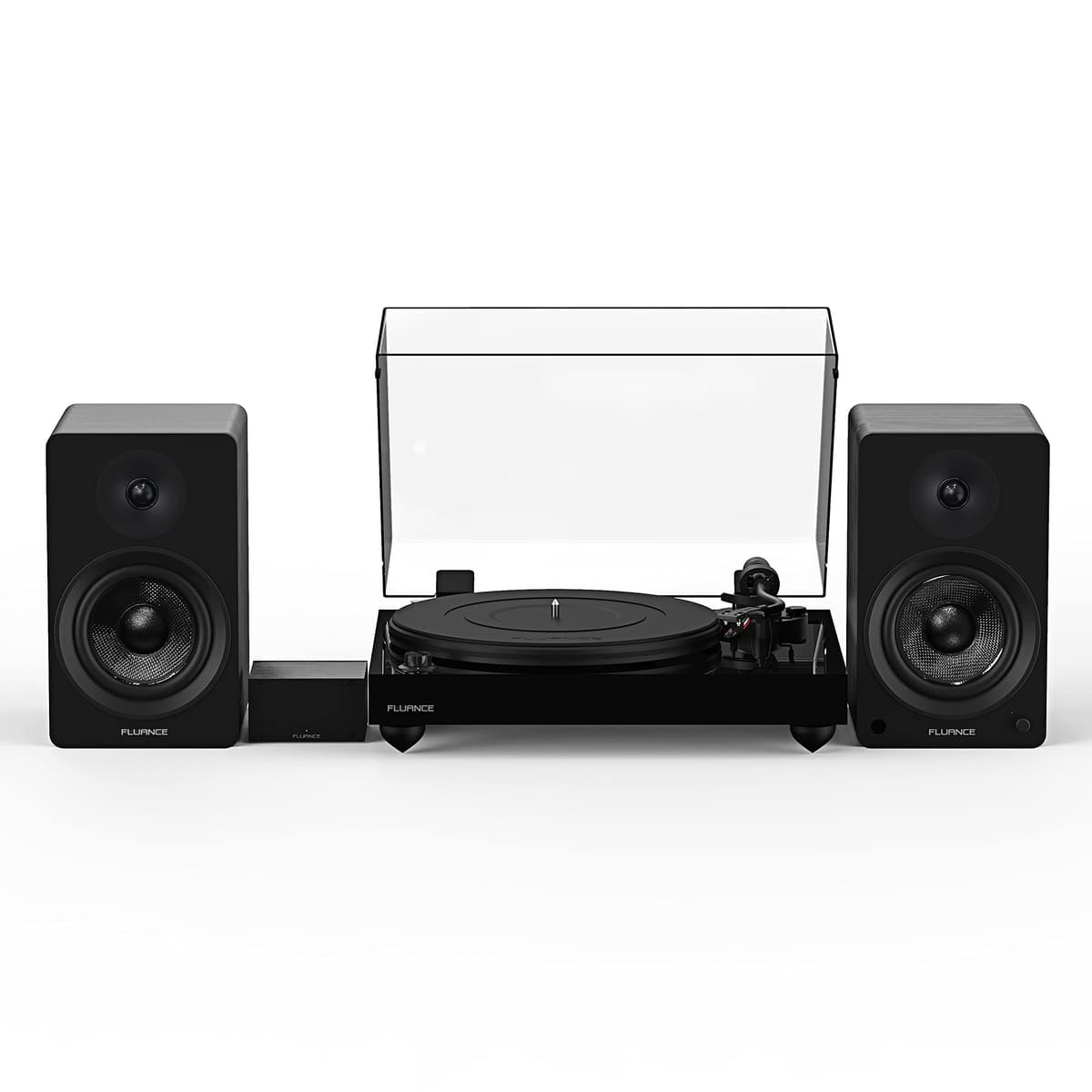 Fluance Reference RT82 con Ai41 y preamplificador PA10 (Piano Black) RT82TPA41
