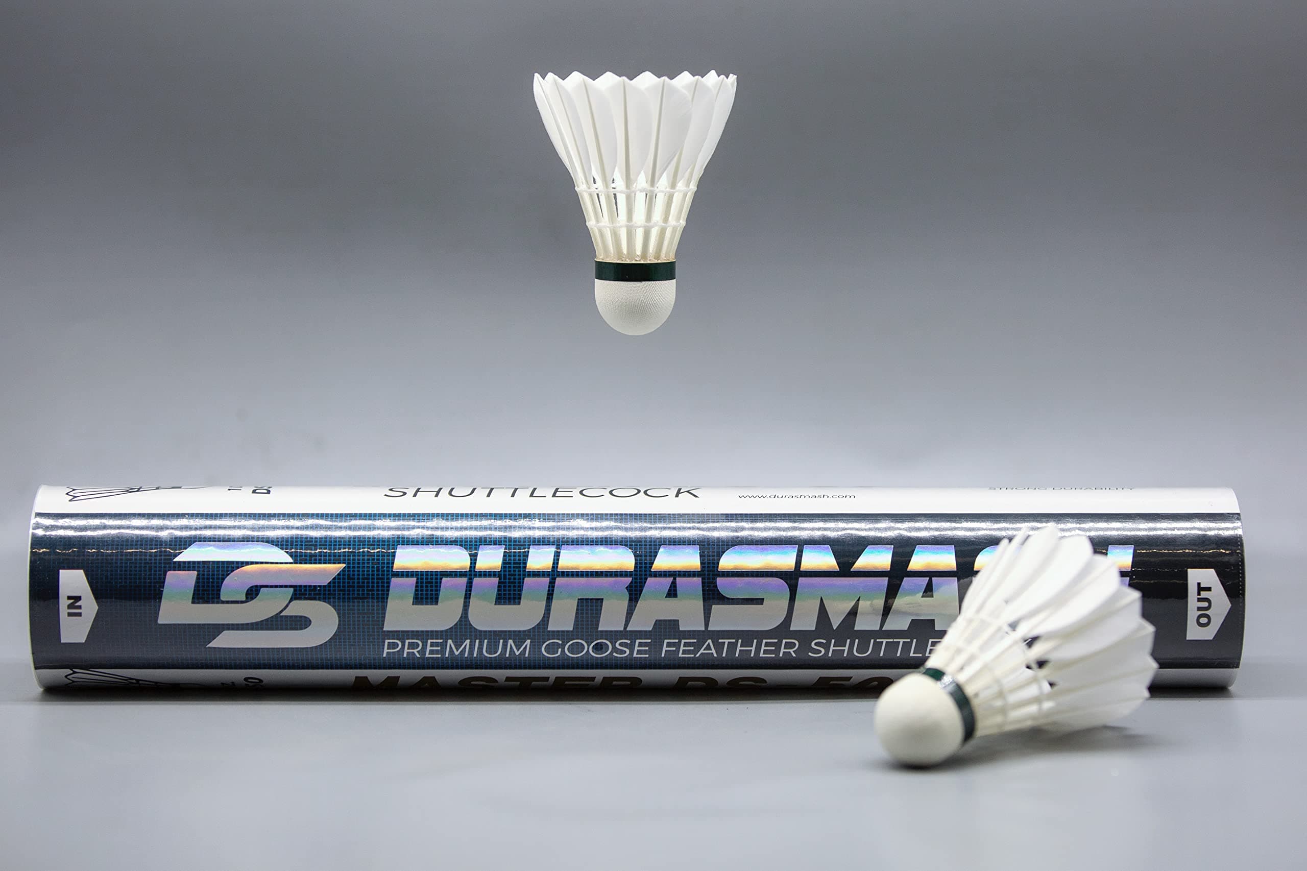 DURASMASH Master DS-50 Shuttlecocks - Pack múltiple (25 tubos) 4350005820