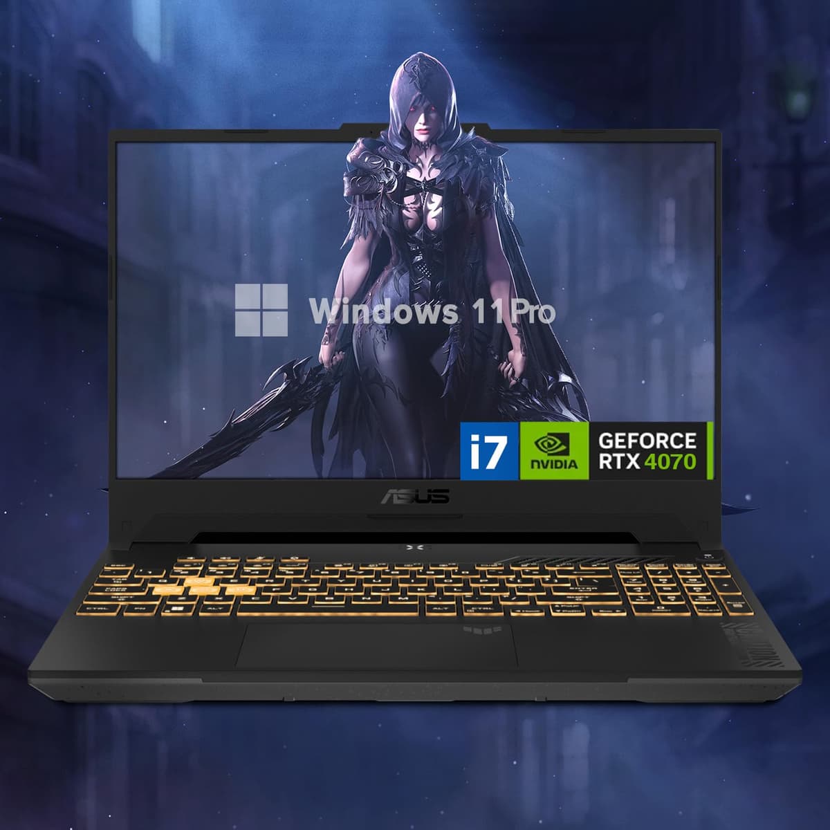 ASUS TUF 15.6" i7-13620H, RTX 4070, 32GB DDR5, 1TB SSD, 144Hz, RGB, Windows 11 Pro FX507VI-F15.I74070