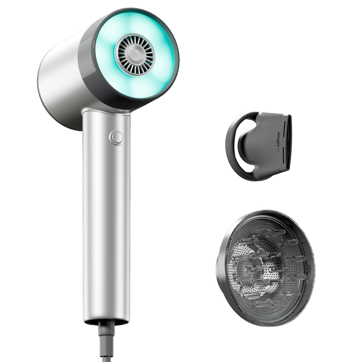 AirLight Pro Secador de Pelo - Aumentado con Luz Infrarroja, Probado en Todo Tipo de Cabello, Secado Rápido Sin Daño 3474637272197