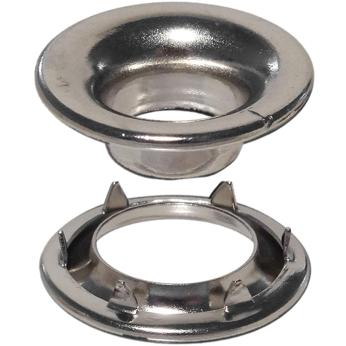 Stimpson E1RRGSWSS5000 Stainless Steel Rolled Rim Grommet and Spur Washer #1 (5,000 sets)