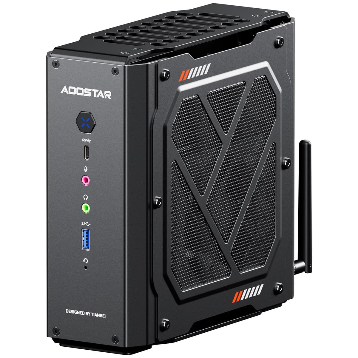 AOOSTAR GODY Mini PC con AMD R9 7940HX y Radeon RX 7600XT, doble M.2 PCIe5, Wi-Fi7 y dual 2.5G LAN