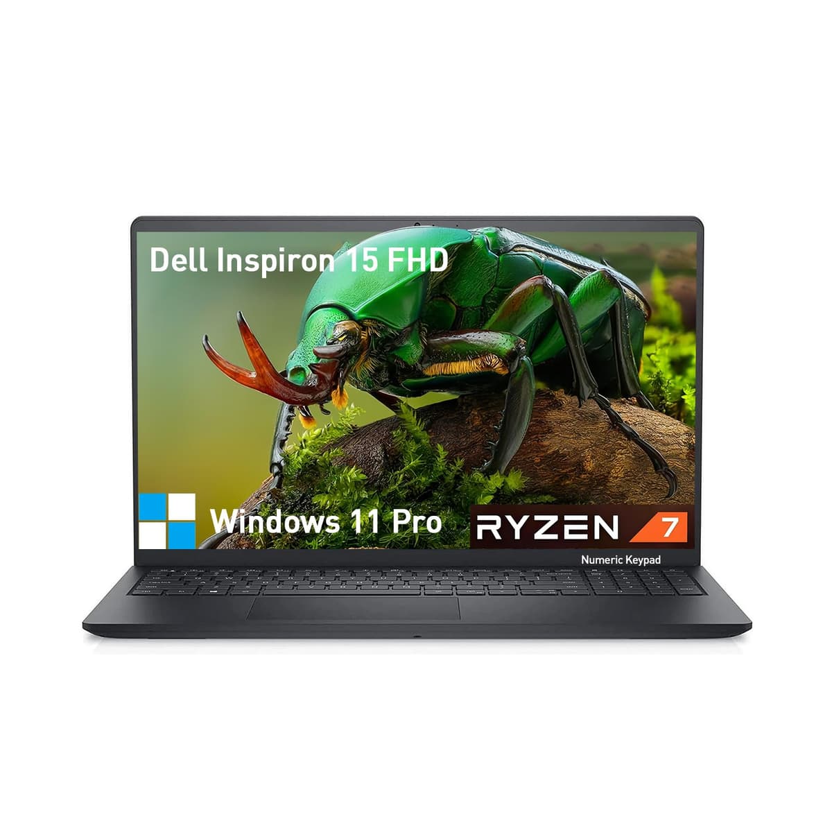 Dell Inspiron 15 3000 (15.6" FHD) - Ryzen 7, 64GB RAM, 2TB SSD, Windows 11 Pro RM