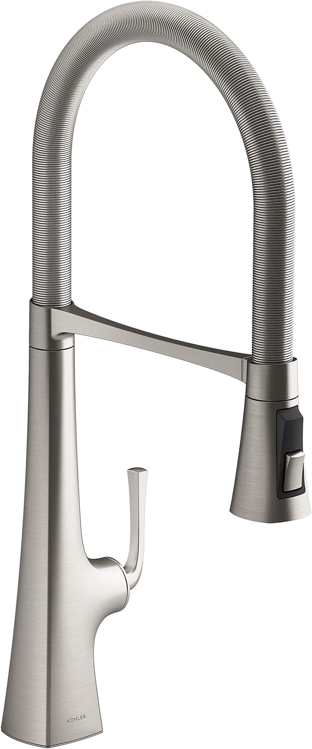 Kohler 22060-VS Grifo alto Graze 3 funciones, Vibrant Stainless