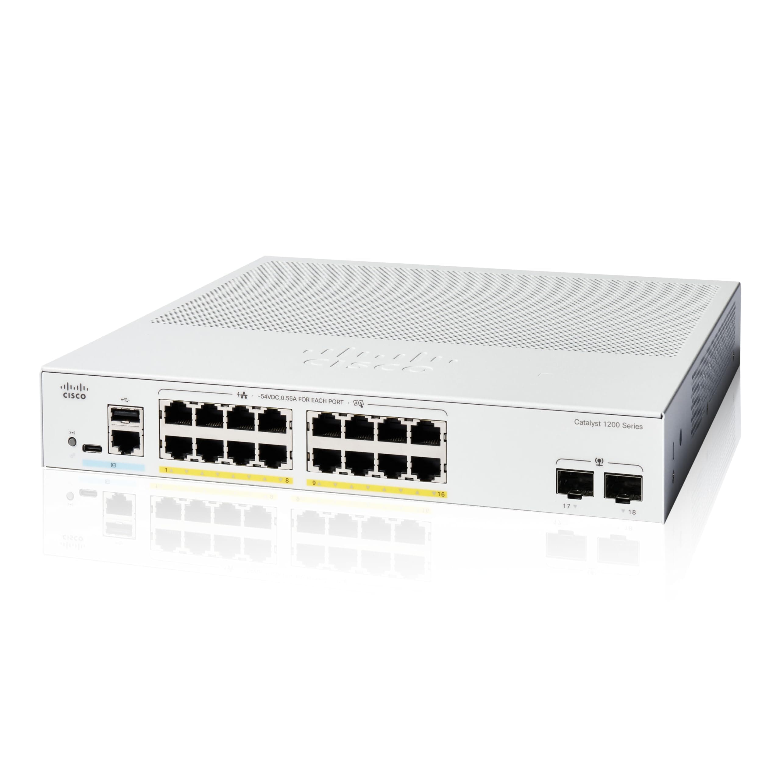 Cisco Catalyst 1200-16P-2G Smart Switch C1200-16P-2G