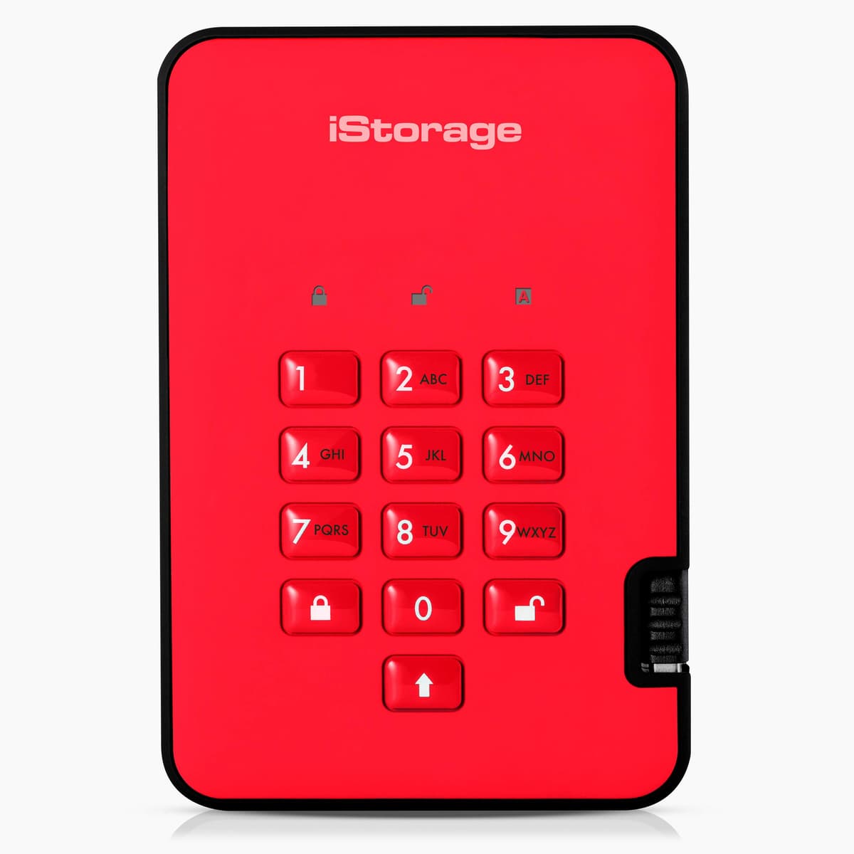 iStorage diskAshur2 SSD 16TB Rojo IS-DA2-256-SSD-16000-R