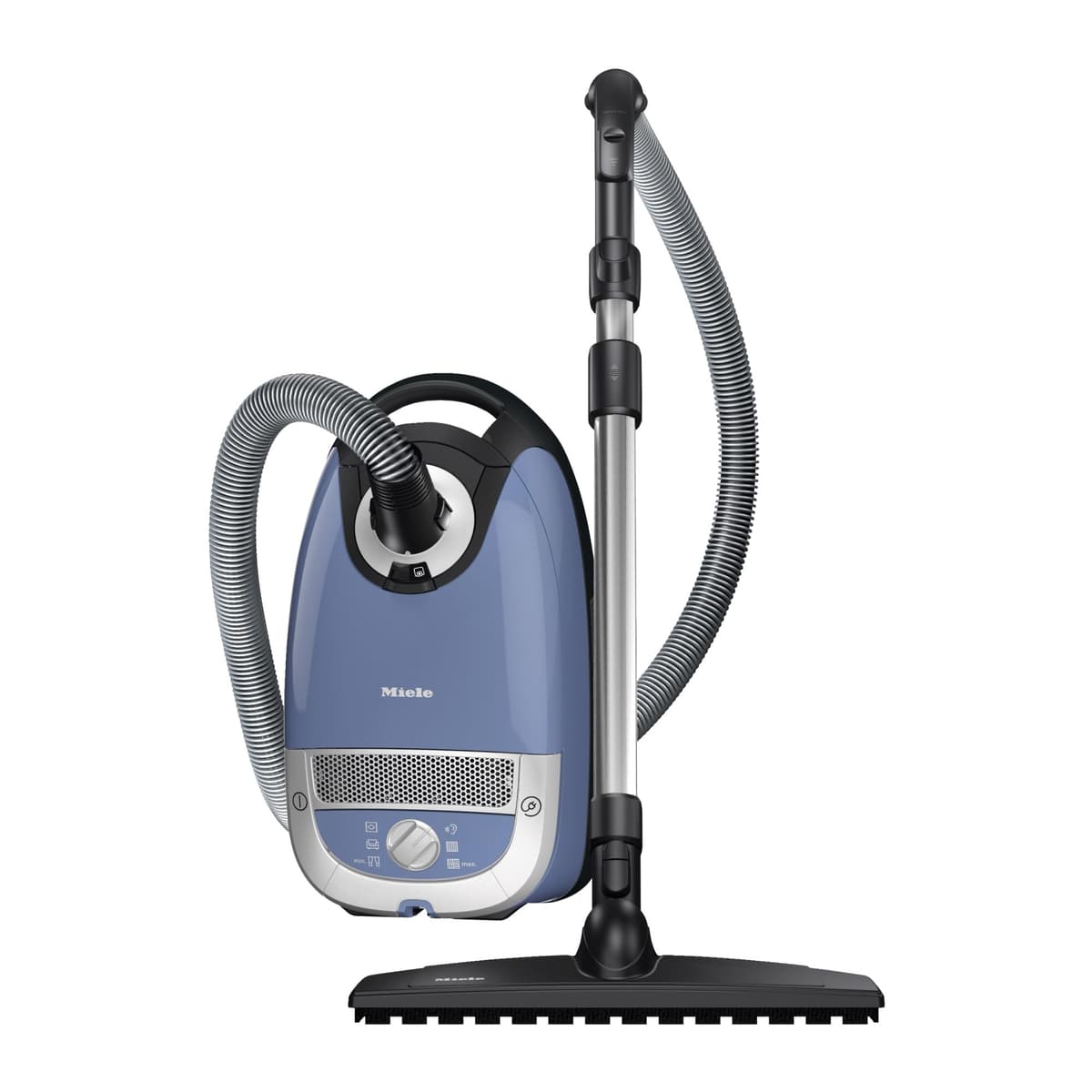 Miele Complete C2 Hardfloor Aspiradora canister con bolsa, potencia alta para pisos duros y alfombras de pelo bajo, azul 12157880