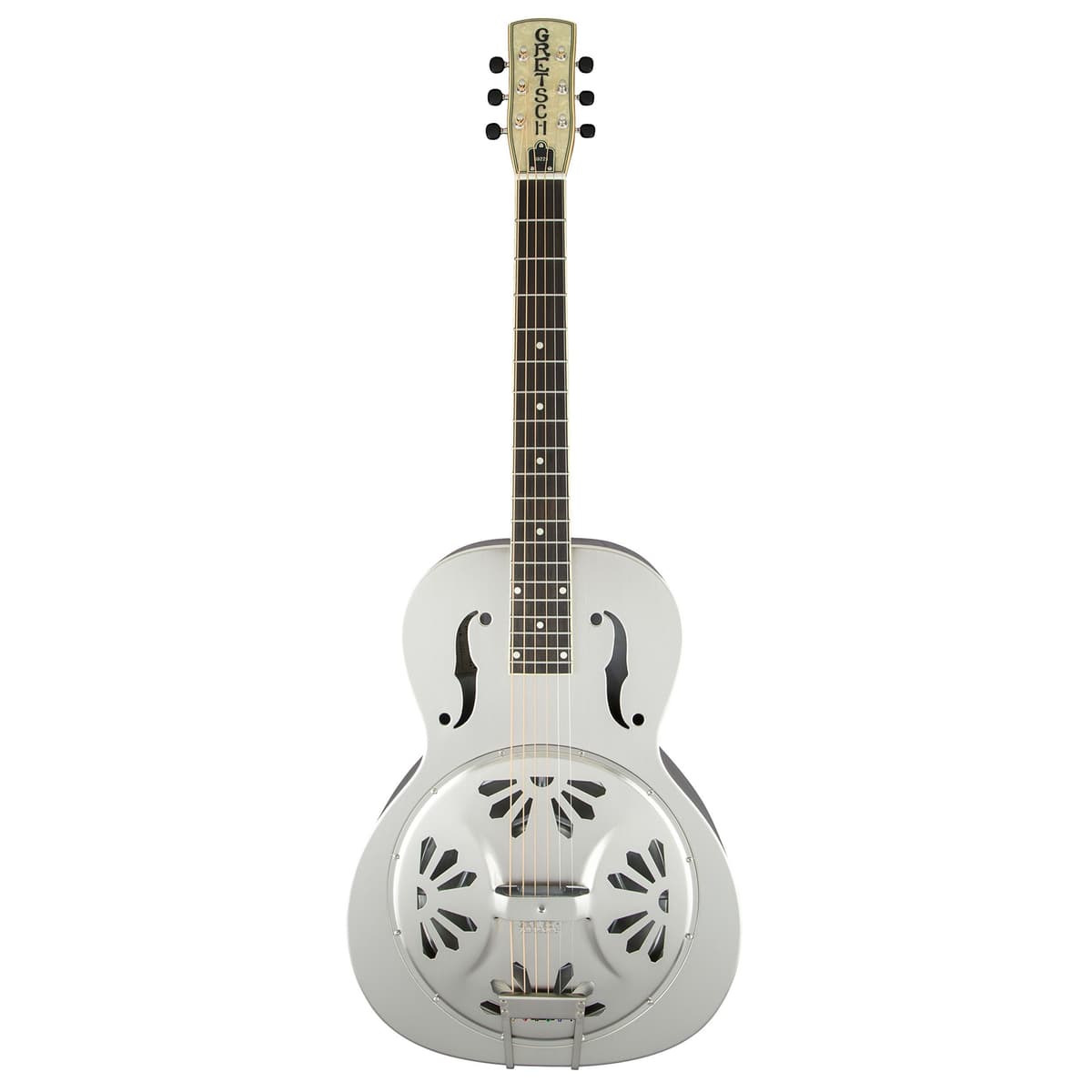 Gretsch G9221 Bobtail Resonator de mástil redondo - Cuerpo de acero, diapasón de padauk GIT0044295-000