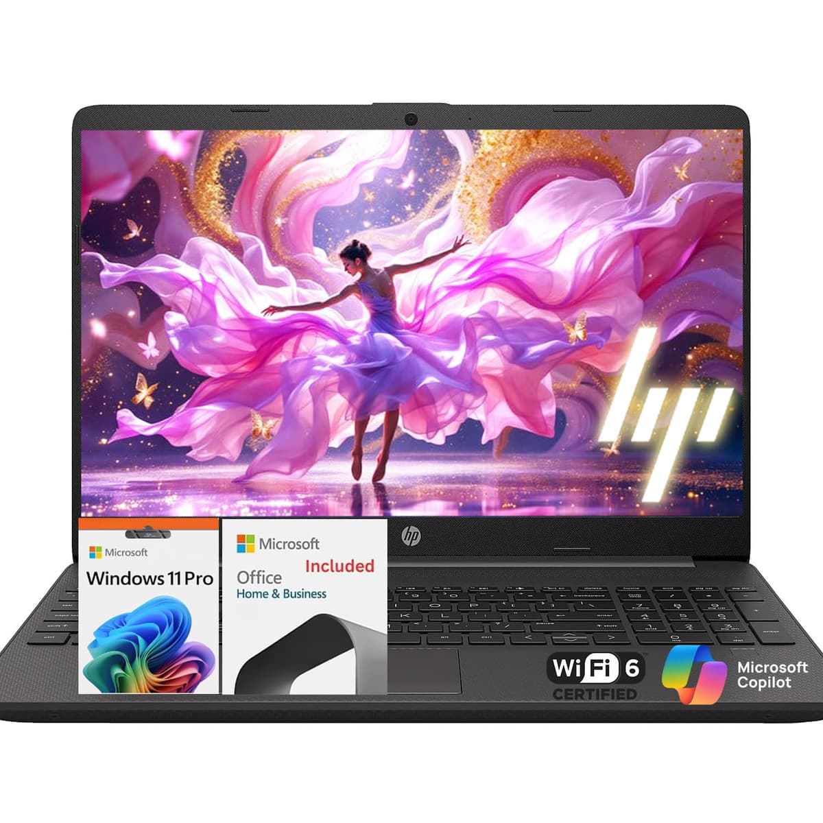 HP 15,6" FHD Laptop Empresarial, Último Intel Core i3 de 13ª Gen (Mejor que i7-1250U, Hasta 4.5 GHz), Microsoft Office, 16 GB RAM, SSD 1 TB, Windows 11 Pro, Wi-Fi 6, Puerto Ethernet, USB de Recuperación WOWPC HP G9