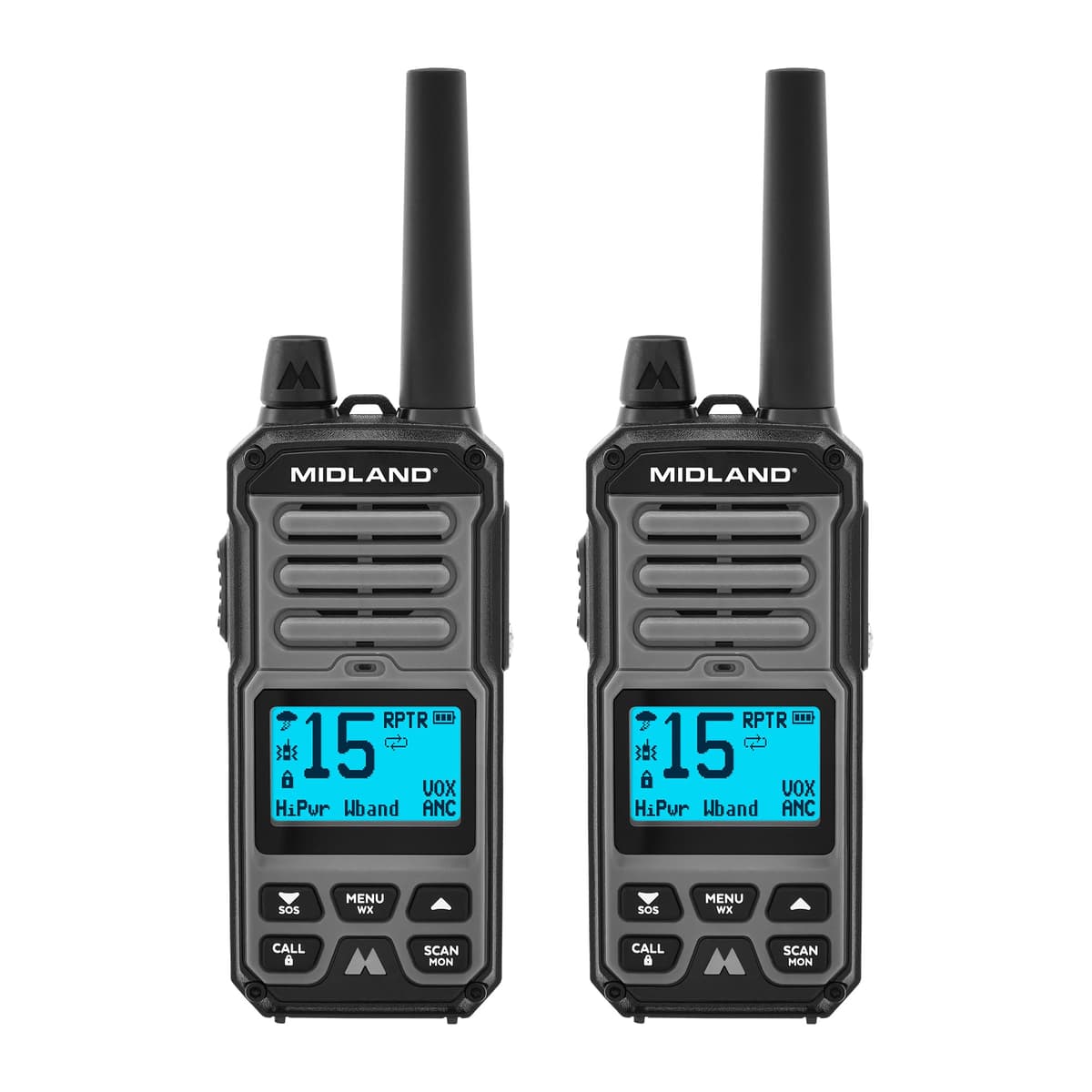 Midland GXT67 PRO 5W GMRS Radio - Pack de 2 2PK-GXT67