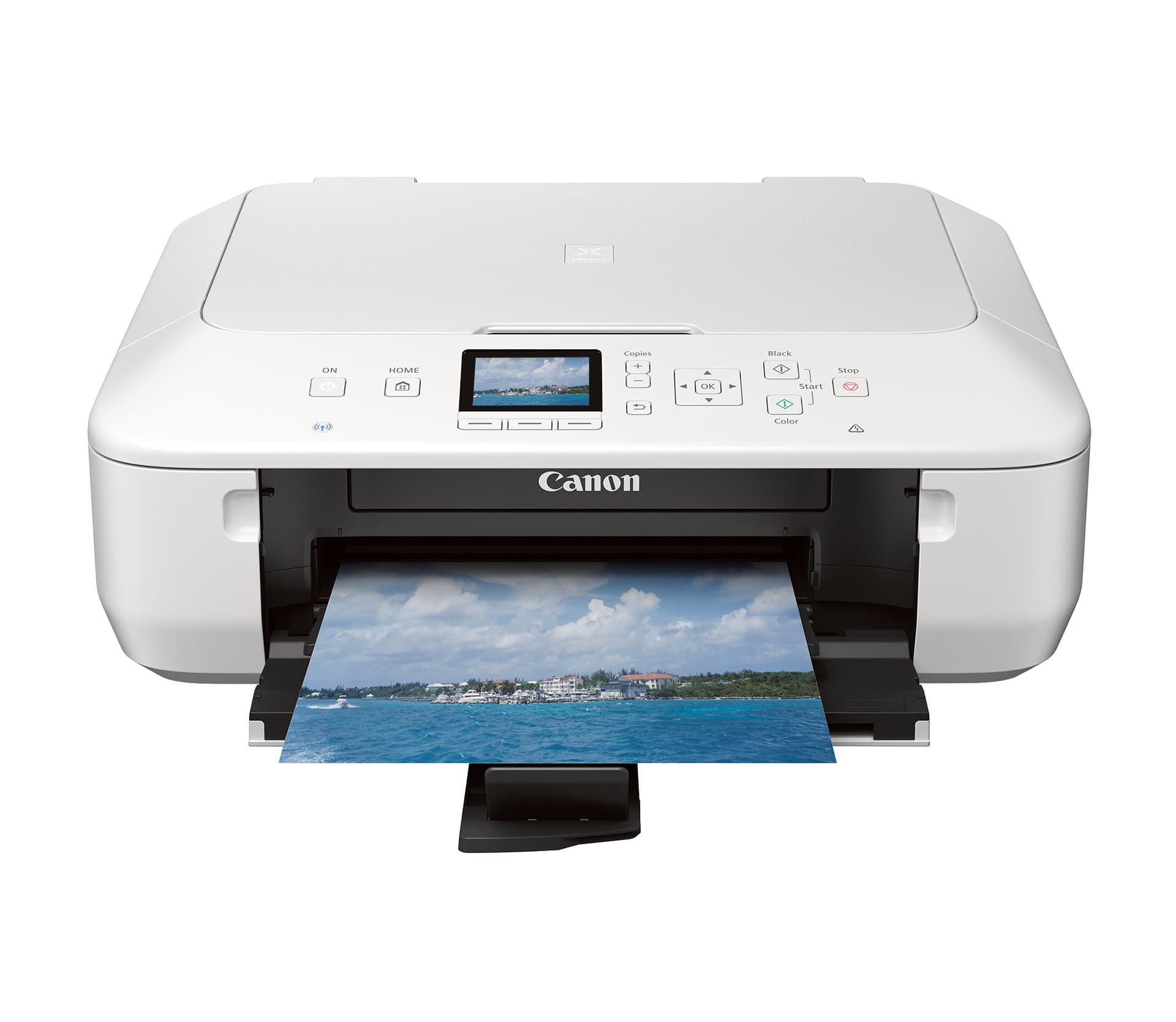 Canon PIXMA MG5520 Wireless All-In-One Color Photo Printer, White