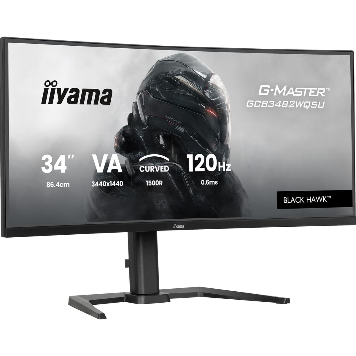 iiyama G-Master Black Hawk GCB3482WQSU-B1 34" Curvo 1500R UWQHD 120Hz FreeSync HDR400