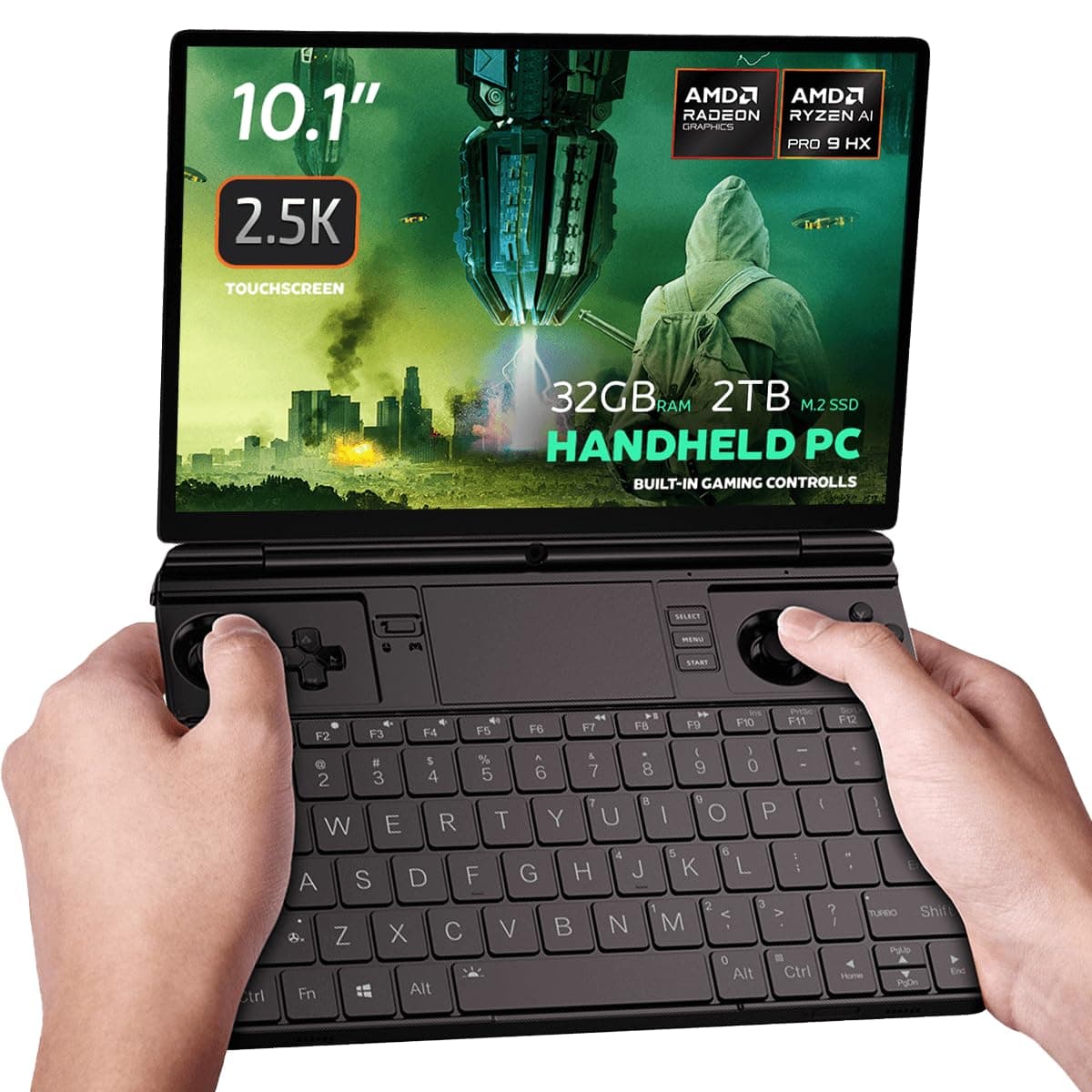 GPD Win MAX 2 2025 Handheld con Ryzen AI 9 HX 370, Radeon 890M, 32GB, 2TB, Pantalla 10.1"