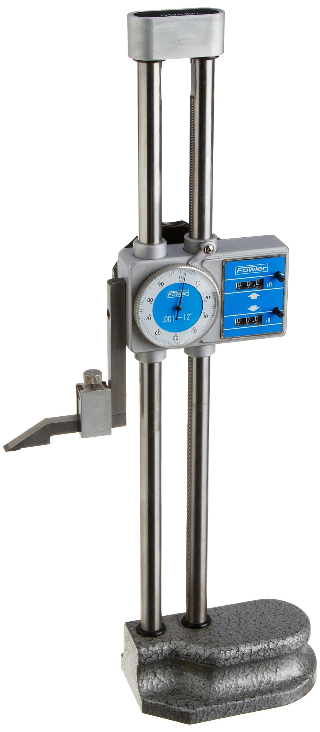 Fowler 52-174-212-0 Gata de Altura Dial Twin Beam 0-12"