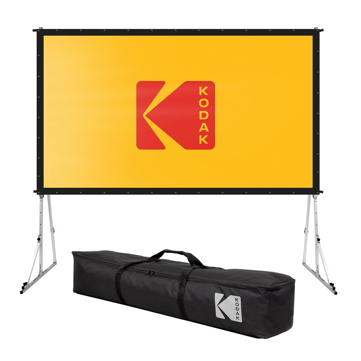 Kodak 120” Pantalla de Proyector con Trípode y Funda RODPJSFFSW120
