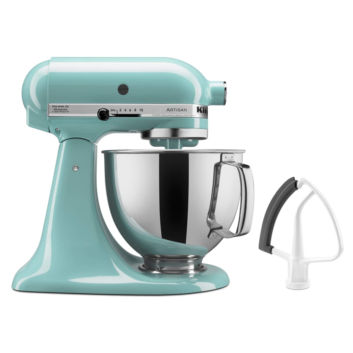 KitchenAid Artisan Series Batidora de 5 qt Tilt-Head KSM150FEAQ Aqua Sky
