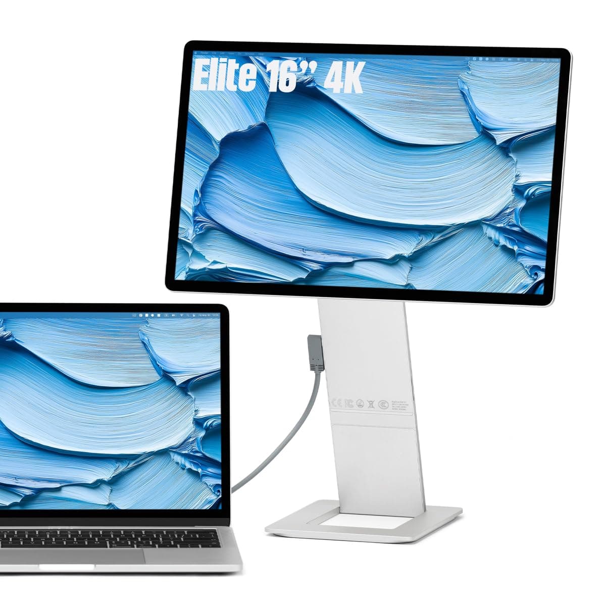 SOTSU FlipAction Elite 16" Monitor portátil 4K 3840x2400 DCI-P3 (Silver) SFAE16PMSV