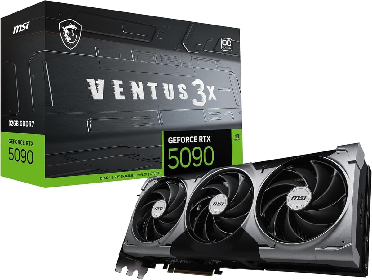 MSI NVIDIA GeForce RTX 5090 32G Ventus 3X OC - Tarjeta de video V530-060R