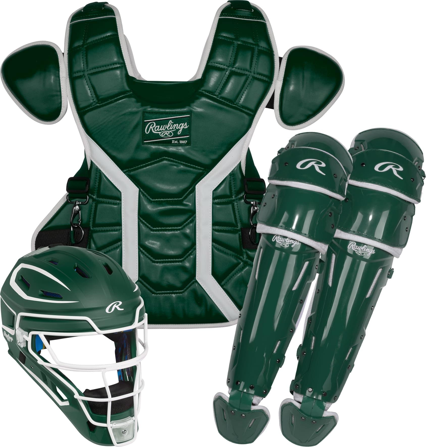 Rawlings MACH PRO Series Set de receptor - Medium/Intermediate - Dark Green/White R00713770
