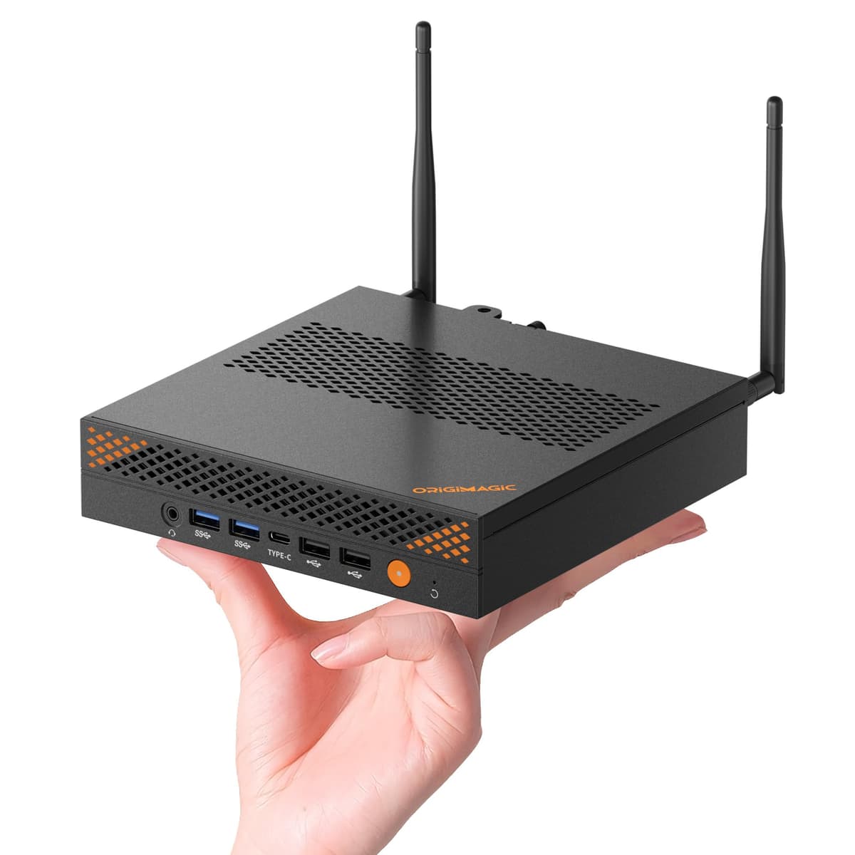origimagic A2 Mini PC Workstation Intel Core i9-13900HK, 32GB DDR5, 1TB SSD, Dual LAN, Quad Display