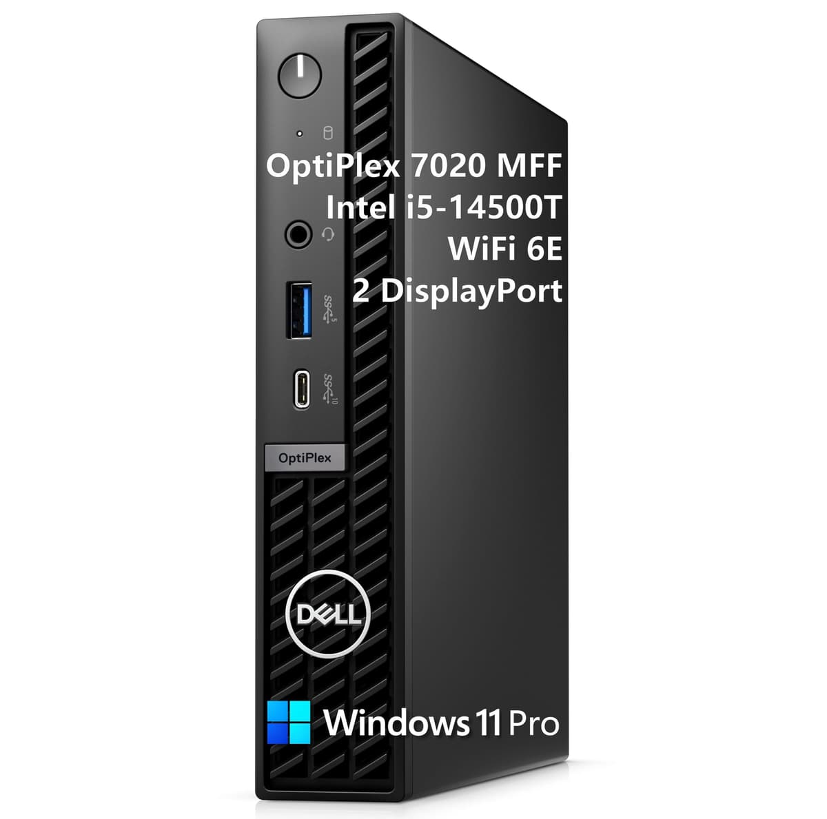 Dell OptiPlex 7020 MFF Mini Desktop 14th Gen i5-14500T, 64GB DDR5, 1TB PCIe, WiFi 6E, Windows 11 Pro