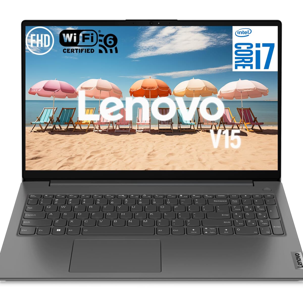 Lenovo V15 15.6" FHD Laptop Empresarial | Intel Core i7-1255U de 12.ª Gen, 10 núcleos, hasta 4.7 GHz | Intel Iris Xe | 40GB RAM, 2TB SSD | Wi-Fi 6, USB-C, RJ45 | Liviano | Windows 11 AAINI7