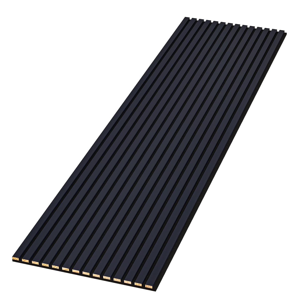 Industrial-Direct Paneles acústicos de listones de madera 94" x 24" (Set de 10) Dark Blue ACP10