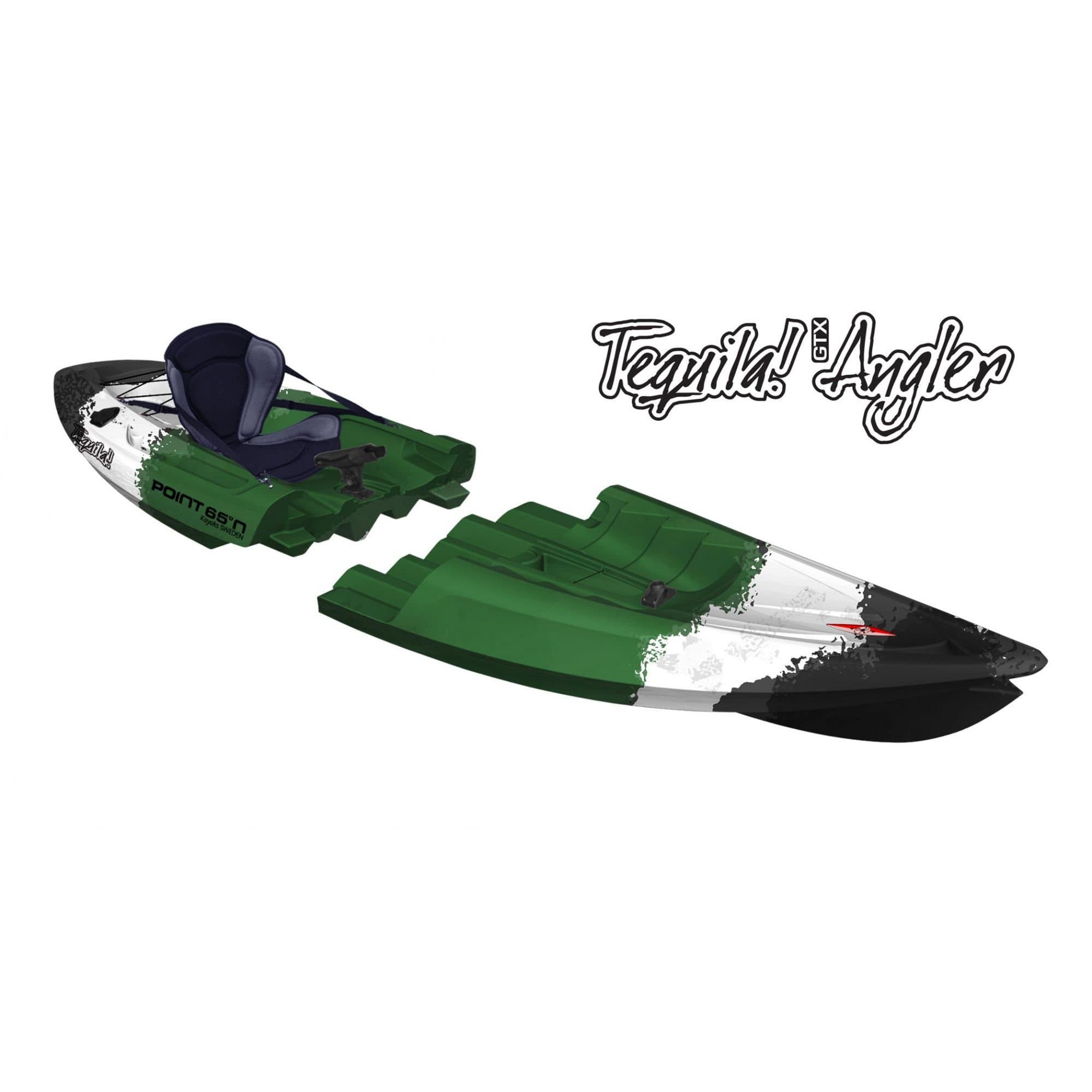 Point 65 Tequila! GTX Angler Kayak modular individual verde P65-TEQUILA-ANGLER-SOLO