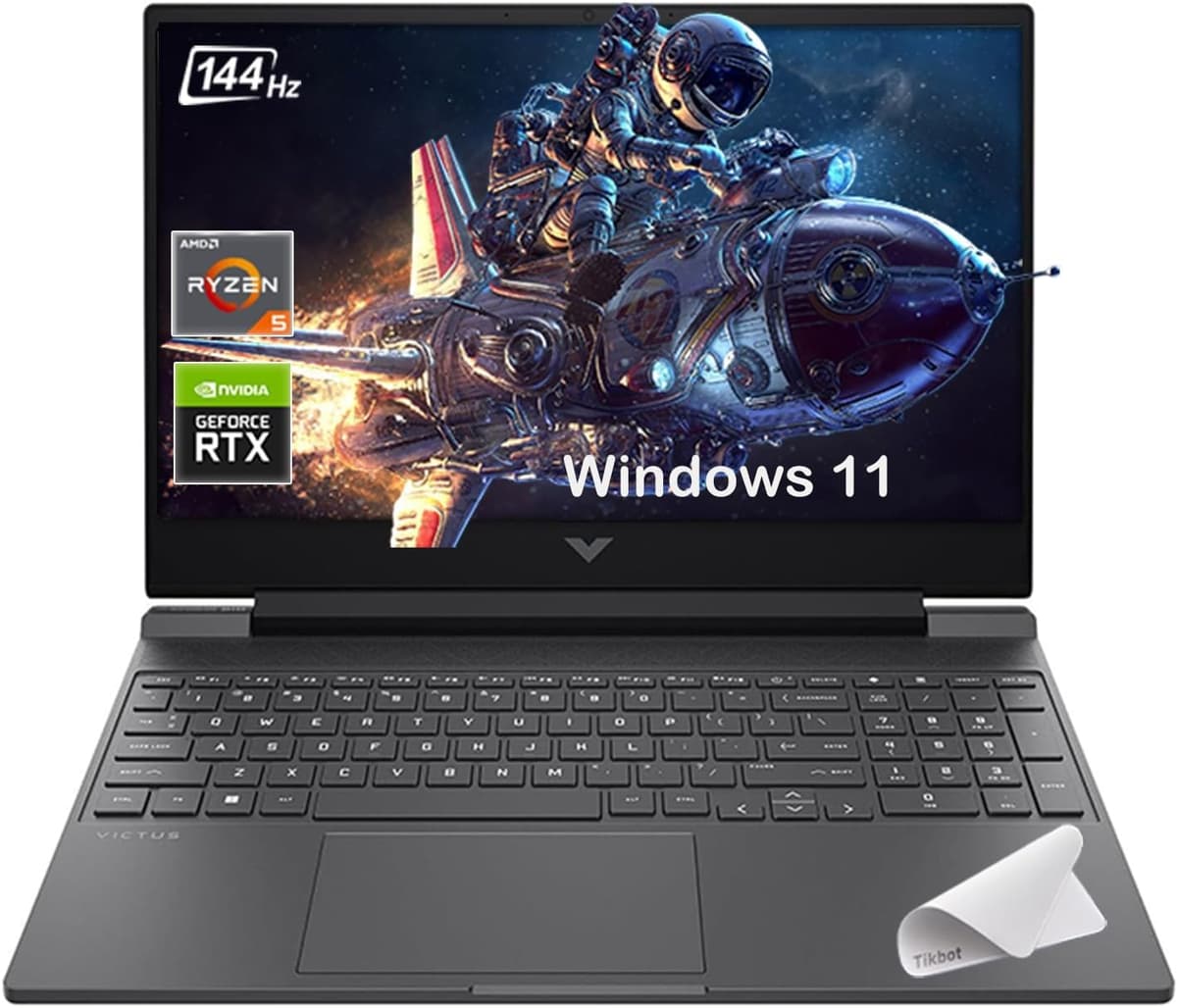 HP Victus 15.6" FHD 144Hz Gaming, AMD Ryzen 5 8645HS, RTX 4050, 32GB DDR5, 1TB PCIe SSD, Win11 Home Ryzen 7 7445HS