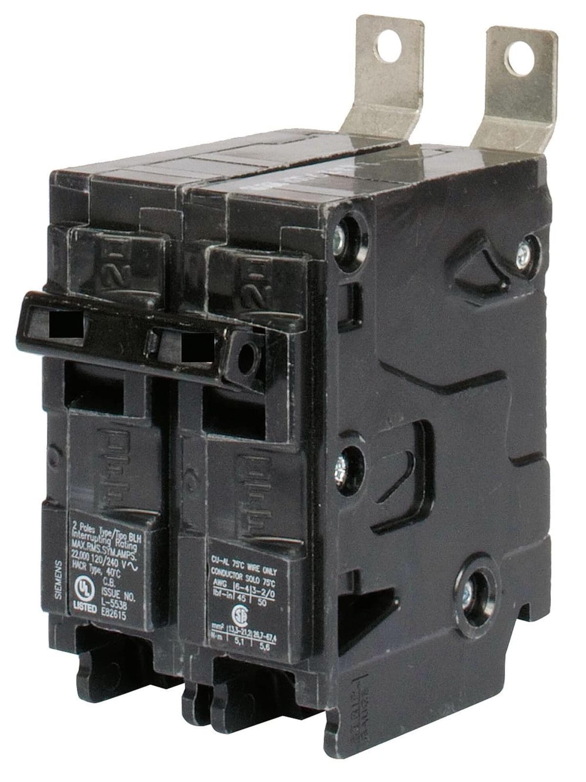 Siemens Interruptor automático Bolt On 2P 90A 120/240VAC B290HH