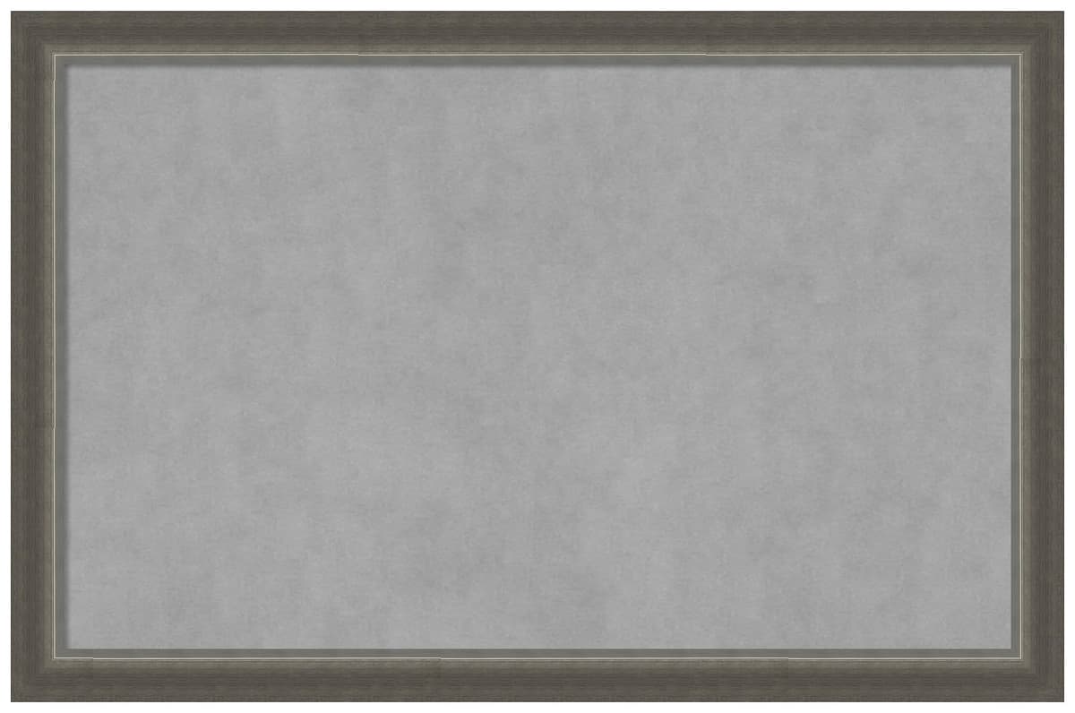 Amanti Art Pizarra magnética enmarcada Domus Dark Silver 35x23 28588191305