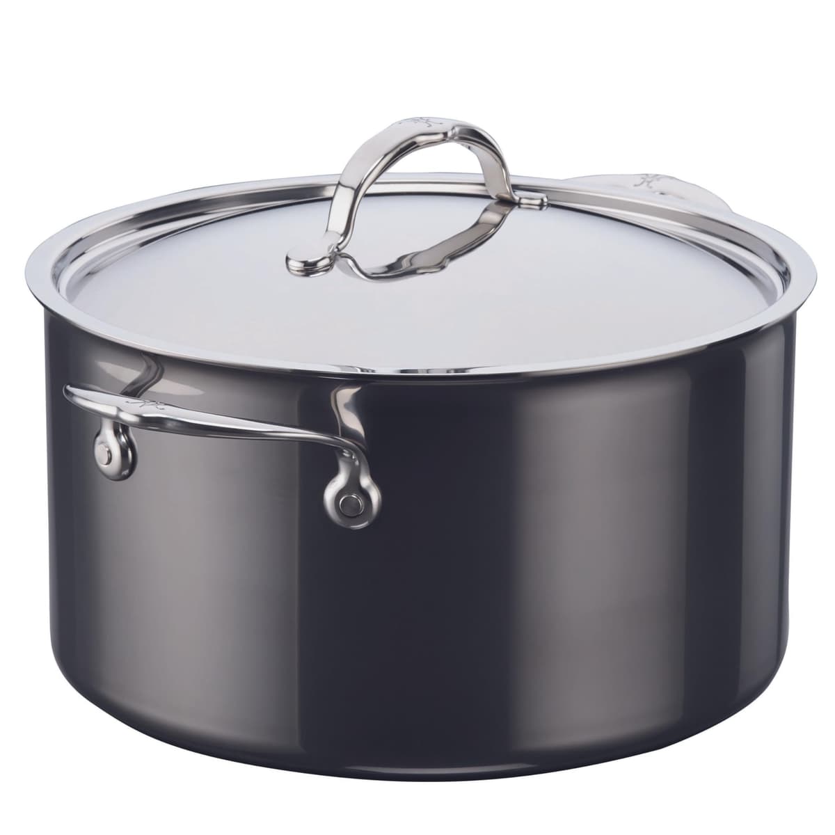 Hestan NanoBond Olla de 8 cuartos con tapa - Titanium Stainless Steel 60026