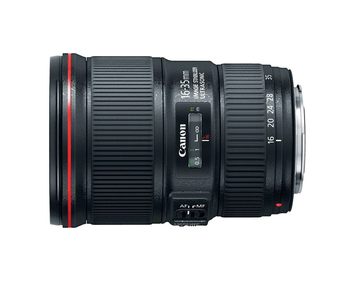 Canon 9518B002-cr EF 16-35mm f/4L IS USM Lente (Reacondicionada), Negro