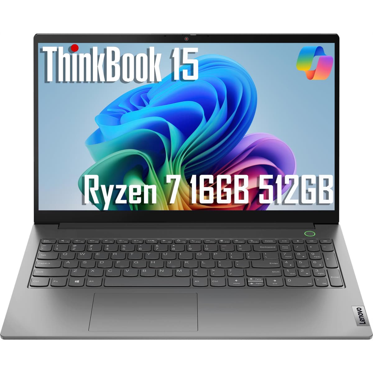 Lenovo ThinkBook 15 Gen 4 Laptop empresarial (15.6" FHD antirreflejo, 16 GB RAM, 512 GB SSD, AMD Ryzen 7 5825U (> Intel i7-1165G7)), lector de huellas, cámara FHD con obturador, grado militar, Ethernet, Windows 11 Pro