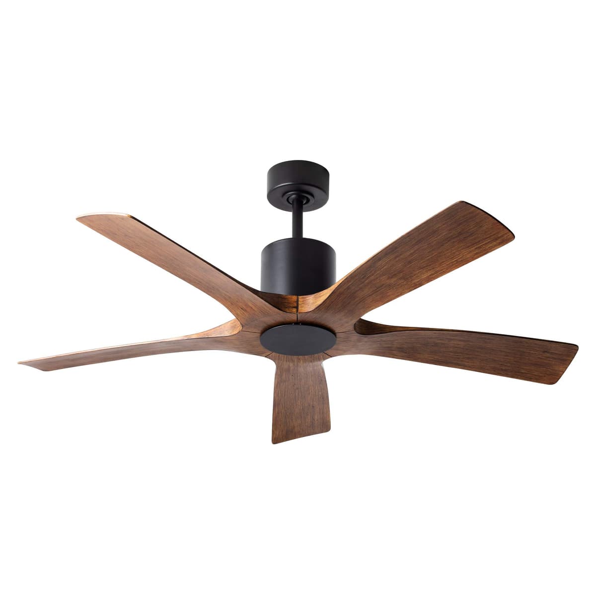 Modern Forms Aviator FR-W1811-5-MB/DK Ventilador de techo inteligente 54in con control mural (luz vendida por separado)