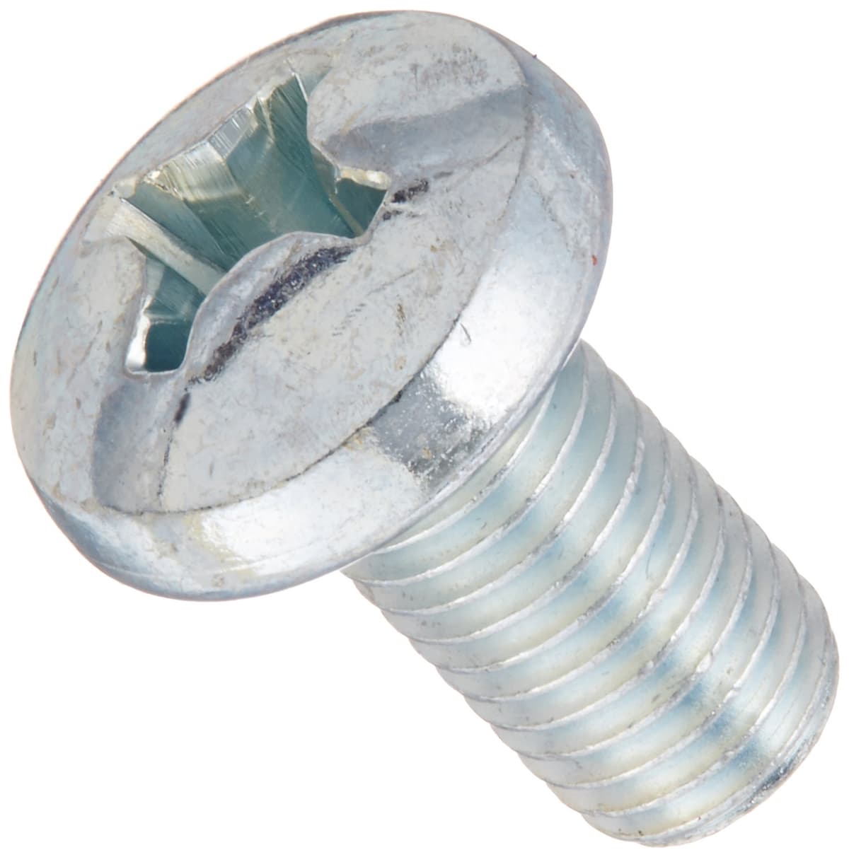 Small Parts 0208MPP Tornillo de máquina acero con zinc cabeza pan Phillips 1/2" (Pack de 100)