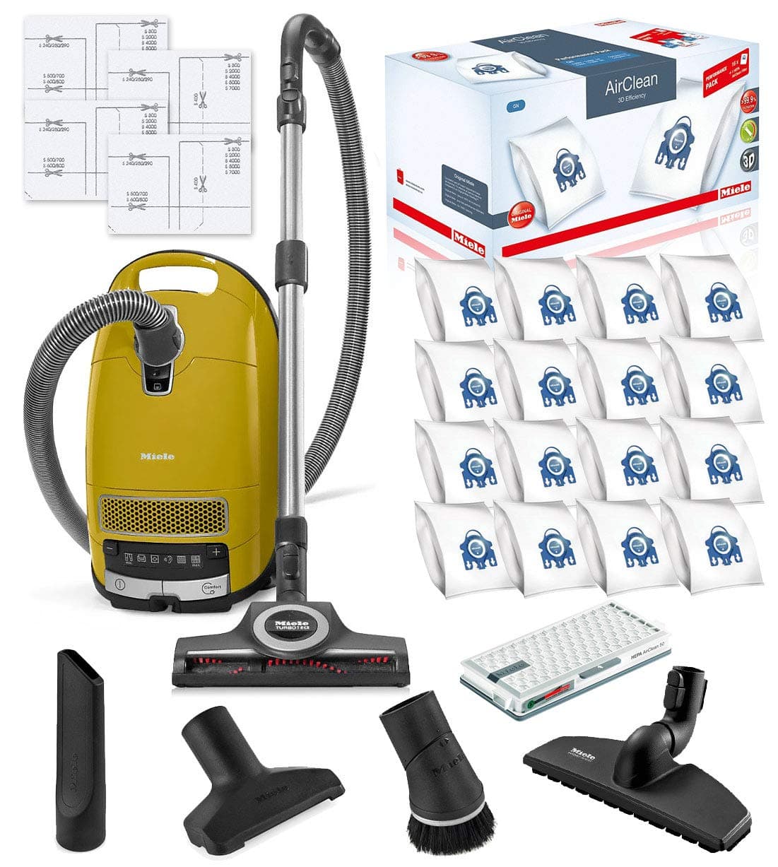 Miele Complete C3 Calima aspiradora canister HEPA con turbobrush STB 305-3 y pack de rendimiento 10796510_K1