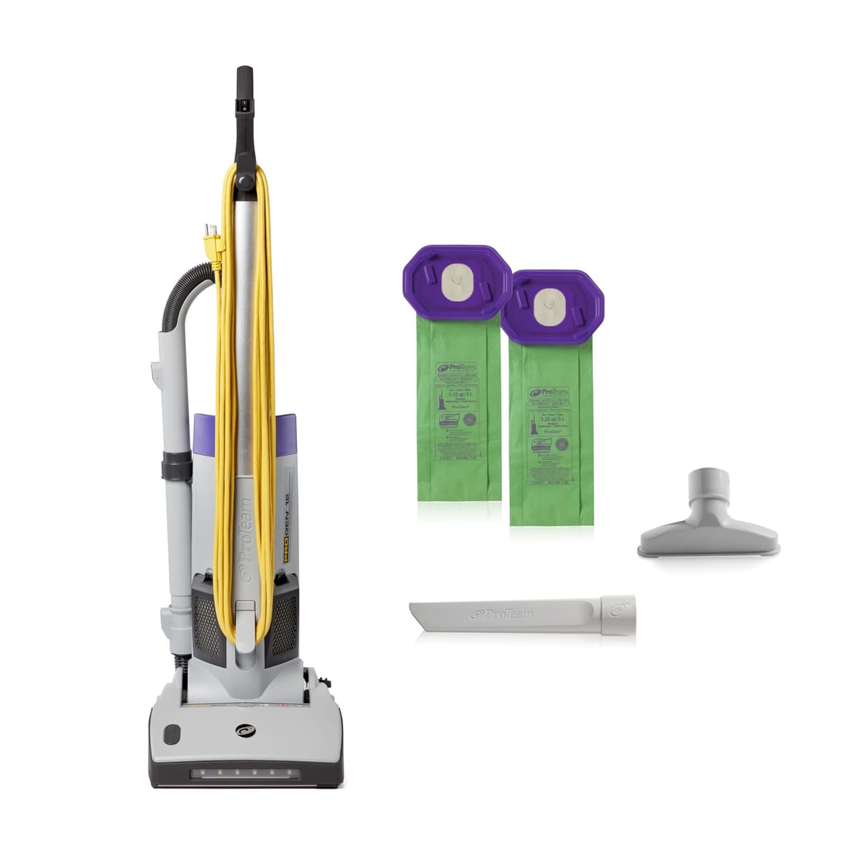 ProTeam ProGen 12 Aspiradora Comercial Vertical 12" con Filtración HEPA 107329