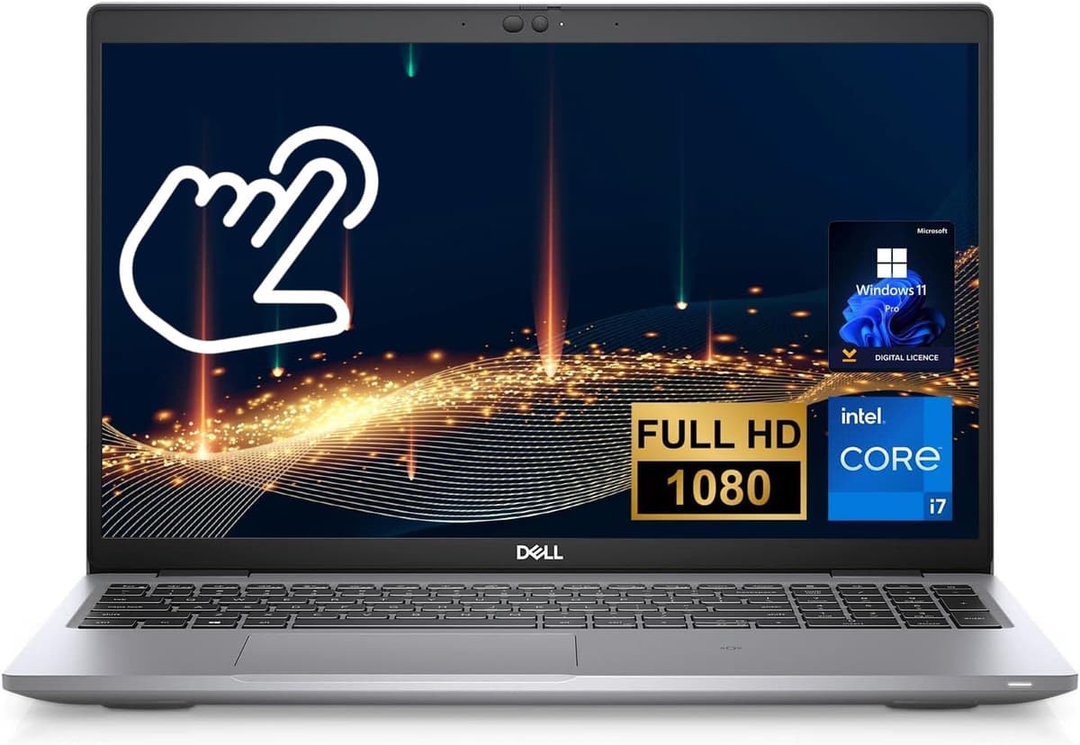 Laptop empresarial Dell Latitude 5520 15.6" FHD con pantalla táctil, Intel i7-1185G7, 32GB RAM, 1TB SSD NVMe, cámara web, teclado retroiluminado, WiFi, HDMI, USB-C Thunderbolt - Windows 11 Pro (REACONDICIONADO) NB-DL-LATITUDE_5520-TS-i7-1.8-32-1020SSD