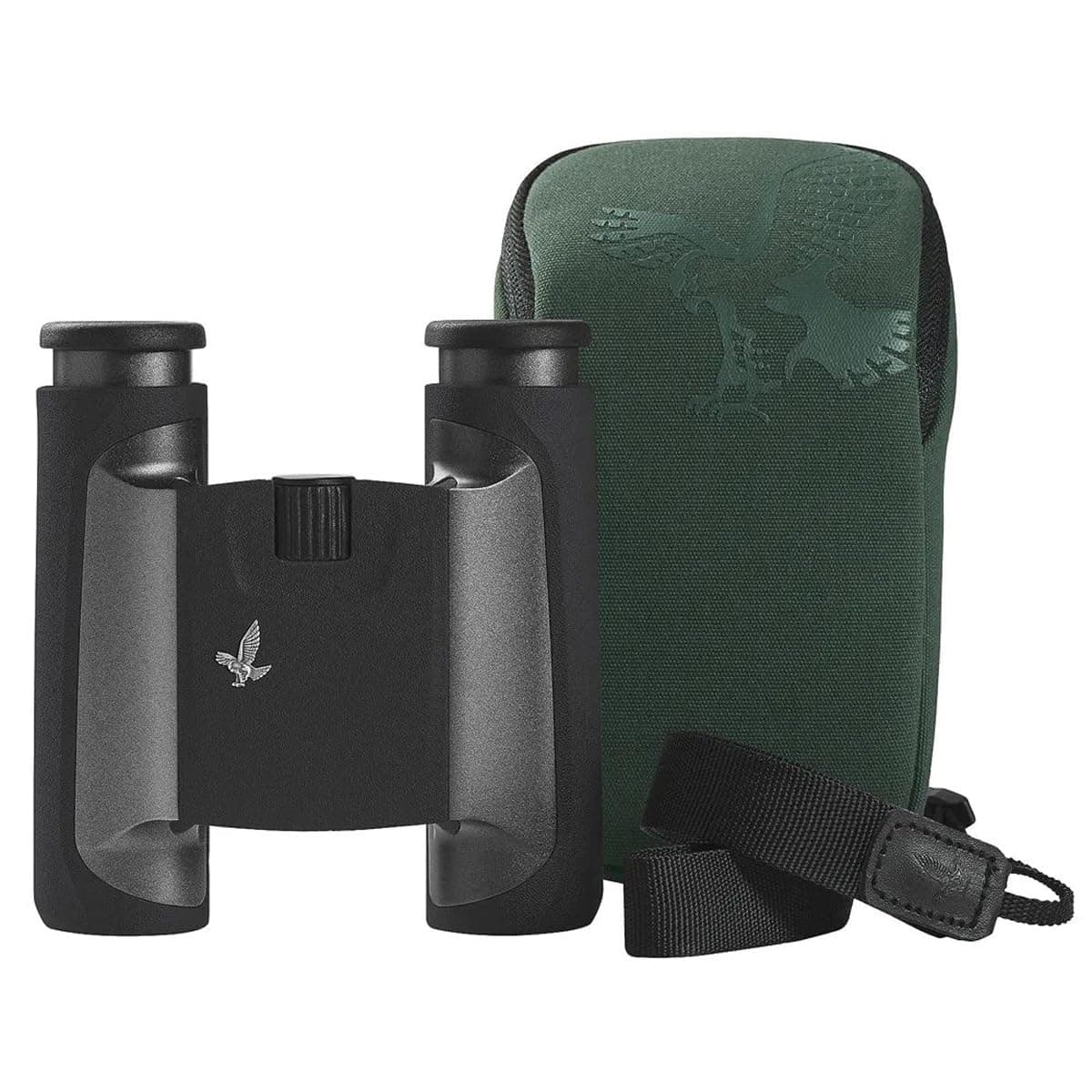 Swarovski Optik Binoculares de Bolsillo 10x25 con Bolsa de Campo Wild Nature (Antracita) 46156