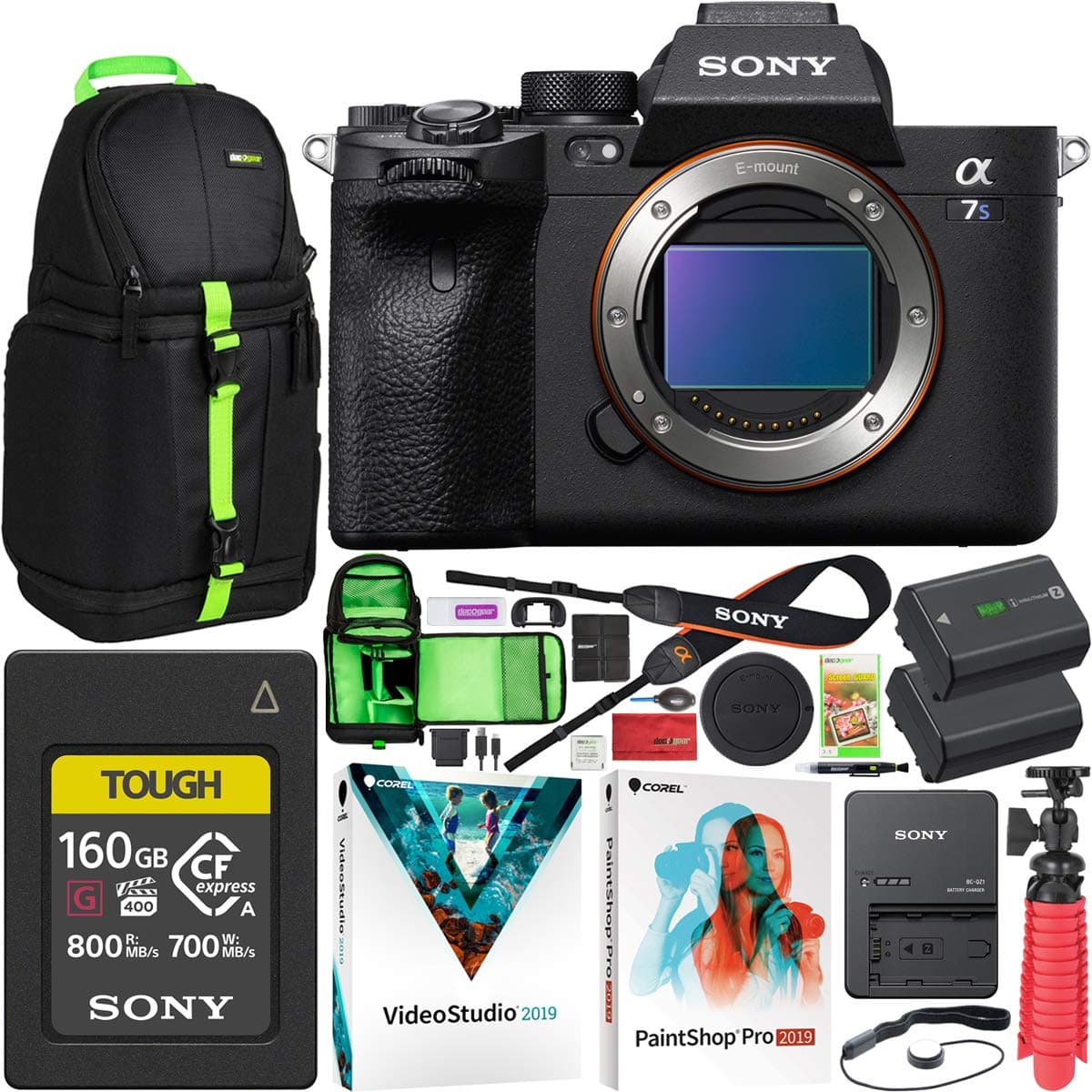 Sony a7S III ILCE-7SM3/B Cámara Mirrorless Full-Frame (cuerpo) - Bundle E1SNILCE7SM3B