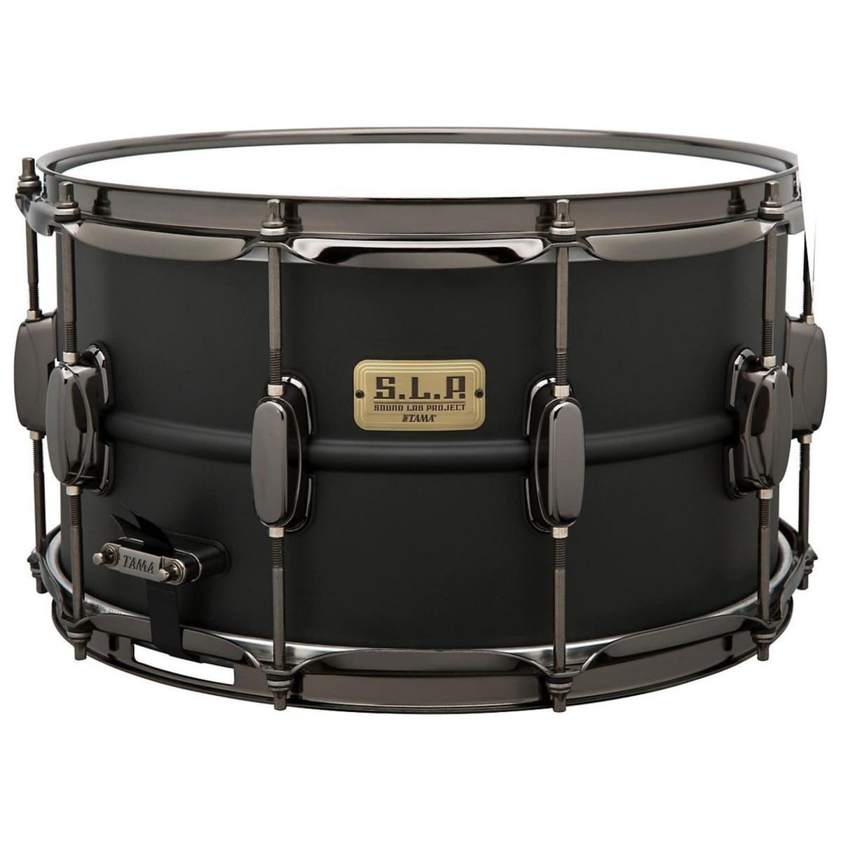 Tama S.L.P. Caja de acero negro grande - 8 x 14 pulgadas Edición limitada LST148