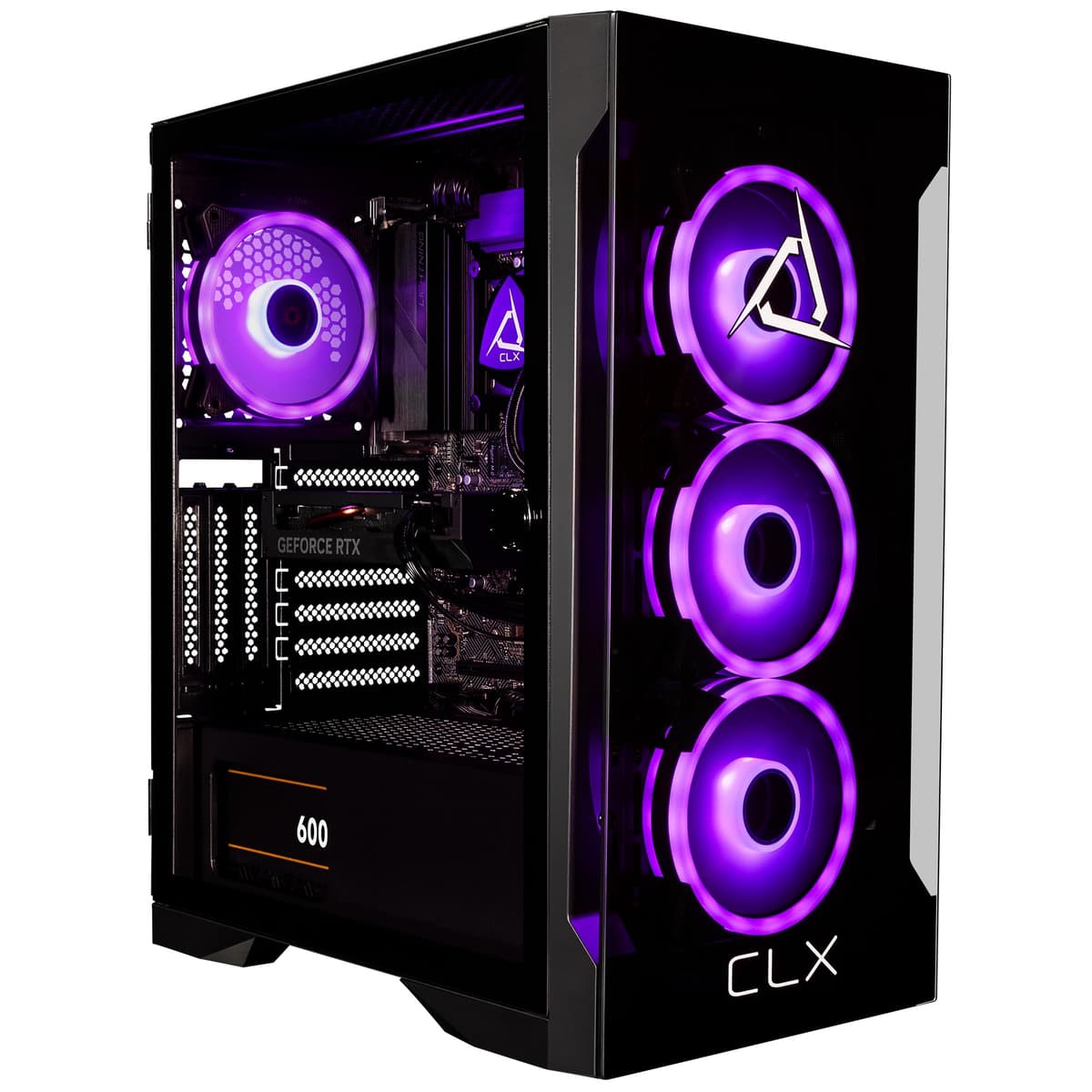 CLX Set Gaming Desktop Liquid Cooled Intel Core i7-13700KF, 32GB DDR5, GeForce RTX 4060 8GB, 1TB SSD + 4TB HDD, WiFi, Windows 11 TGMSETRTA3703BM