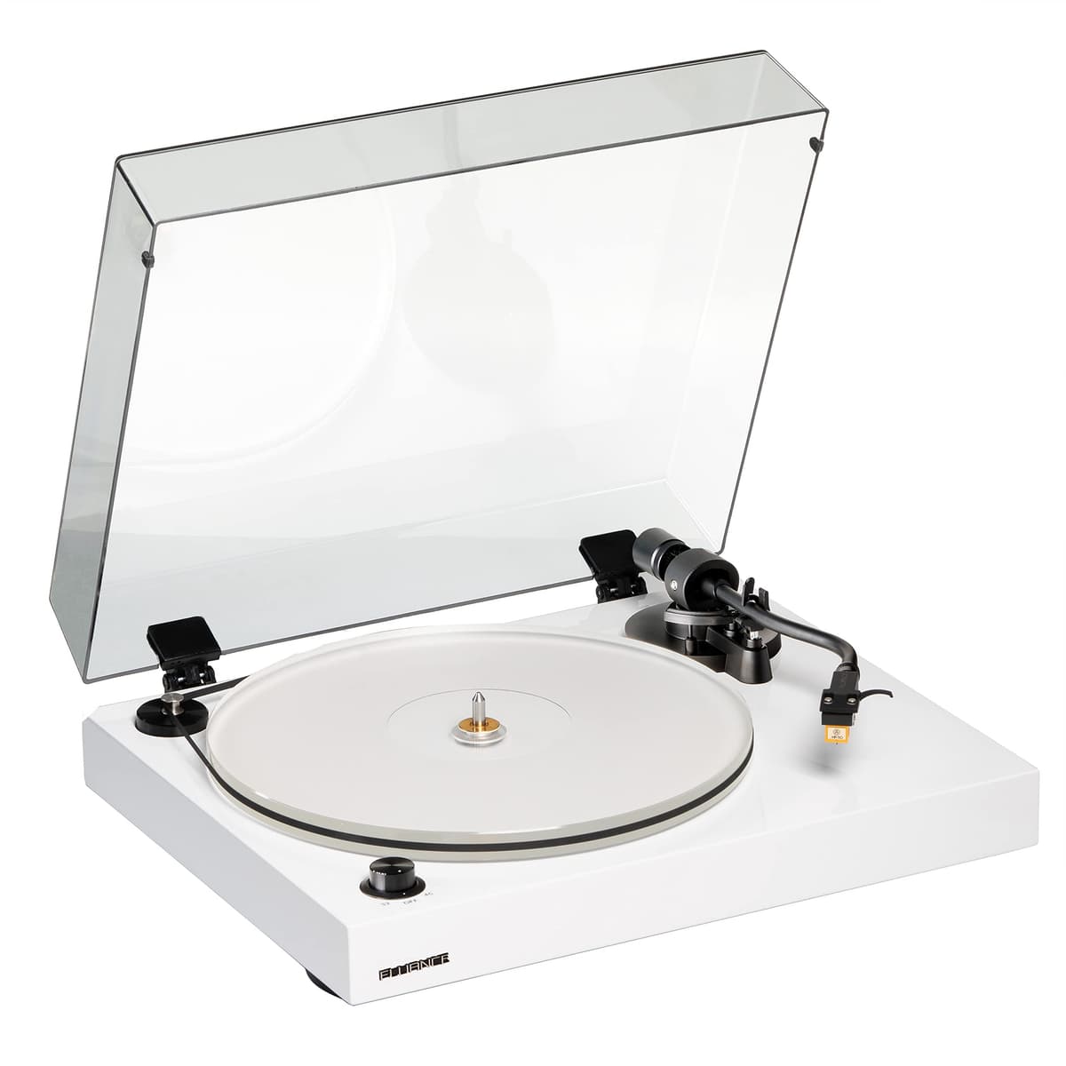 Fluance RT85N Tocadiscos Reference High Fidelity con Nagaoka MP-110, plato acrílico y aislamiento - Piano White RT85NWH