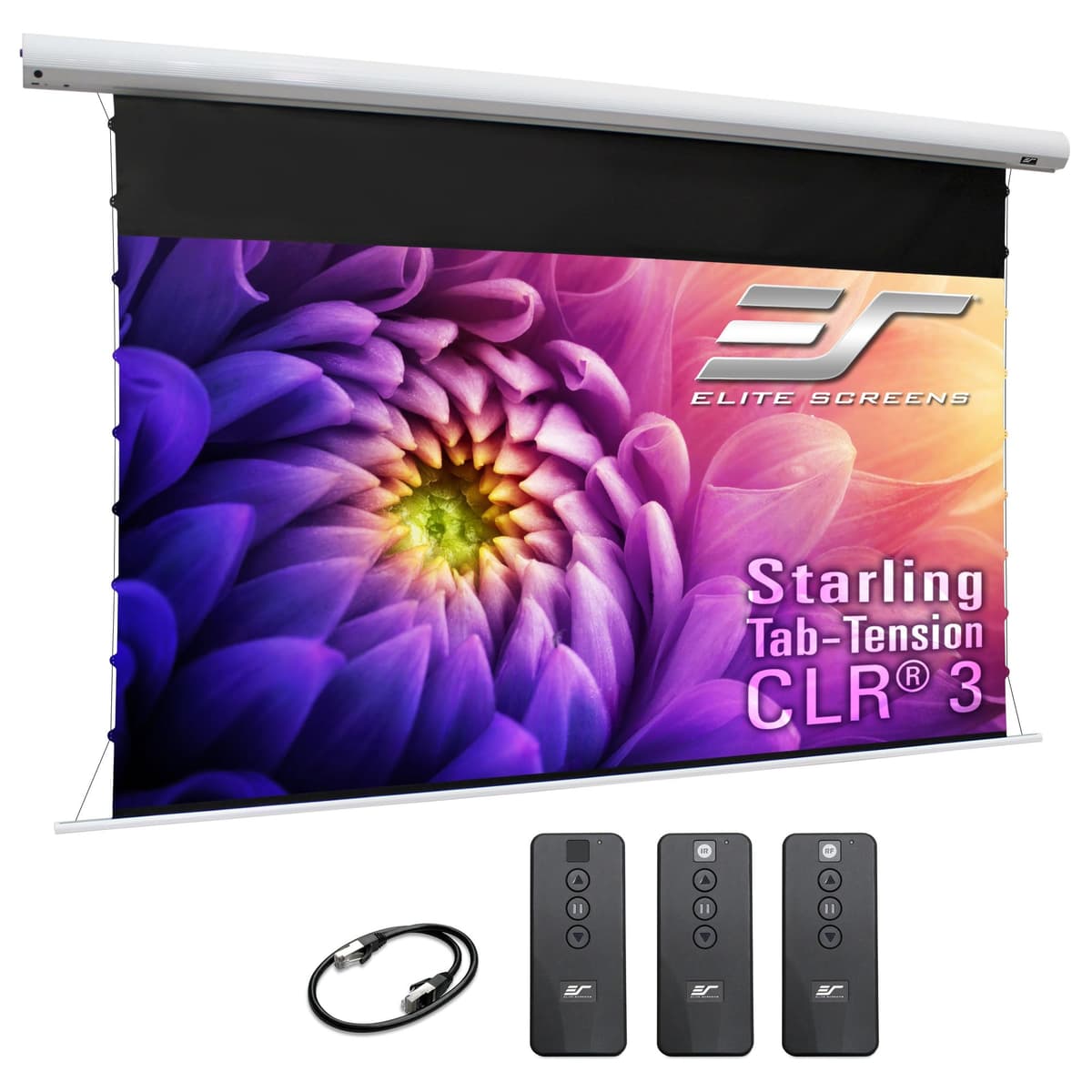 Elite Screens Starling Tab-Tension CLR 3 Series 121" STT121XH2-CLR3
