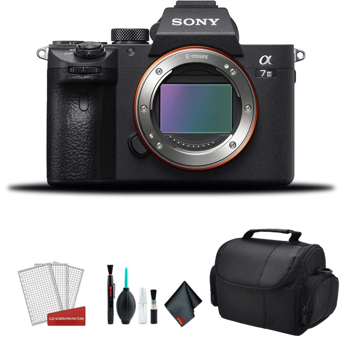 Sony Alpha a7 III Cuerpo (ILCE7M3/B) Bundle Kit reacondicionado ILCE7M3/B-cr